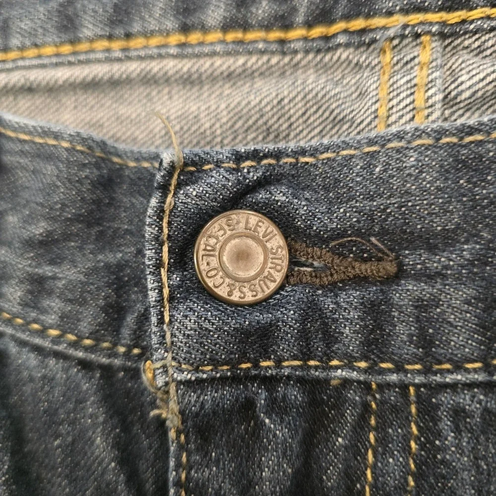 Levis 559 Relaxed Straight Jeans Mens W36 L32 Dark‎ Wash Denim Classic Fit